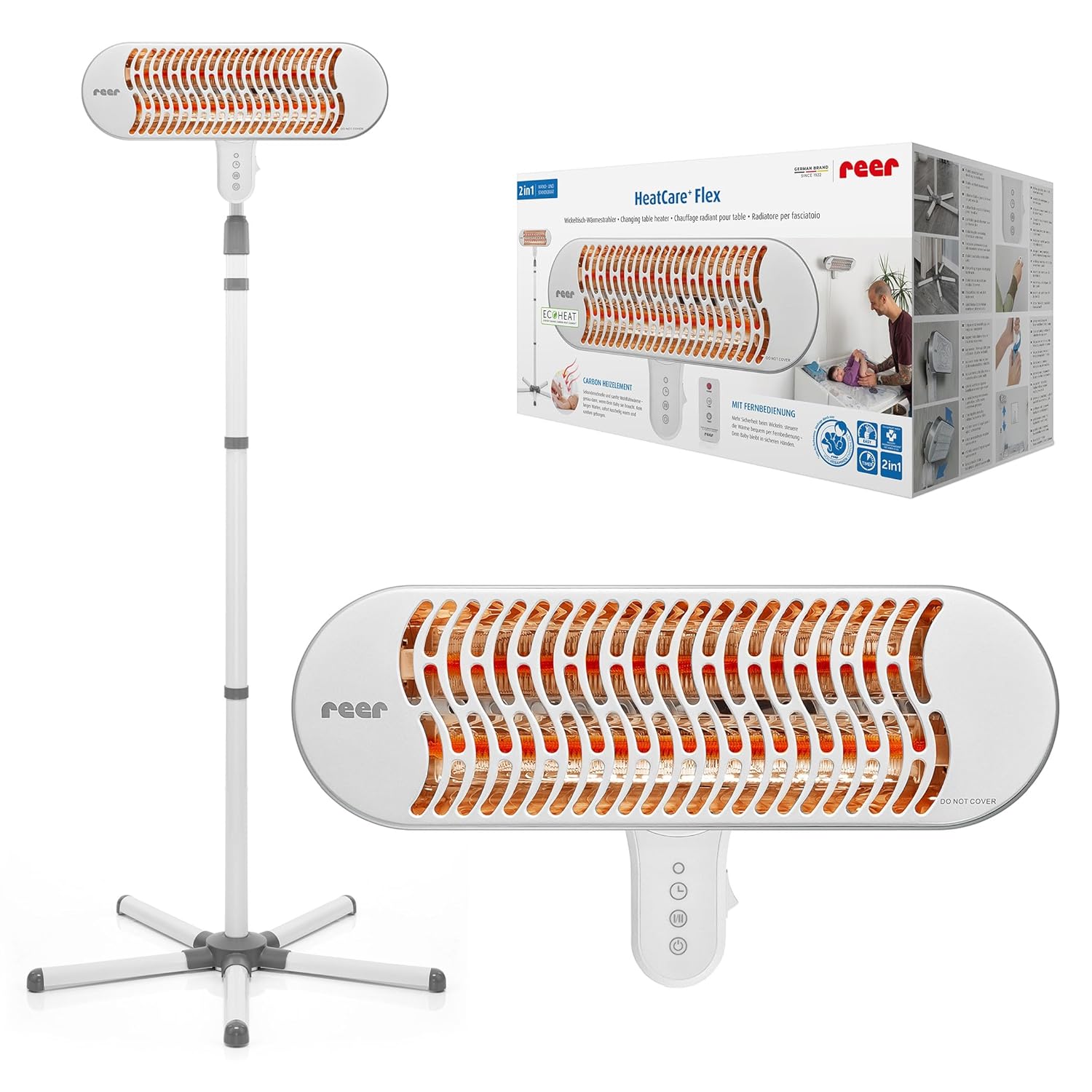 reer HeatCare+ Flex Wickeltisch-Heizstrahler