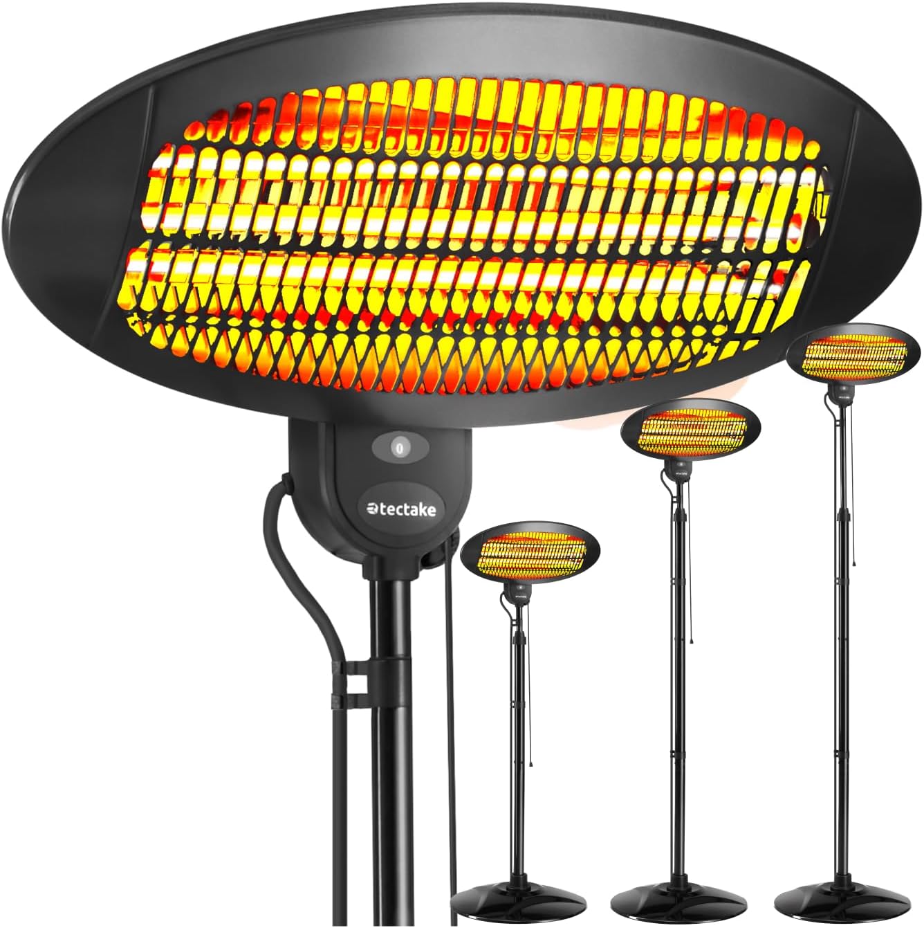 tectake Infrarot-Heizstrahler 2000W